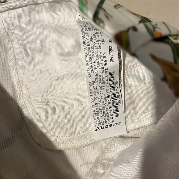 Zara small floral pants 728 - Picture 5 of 5